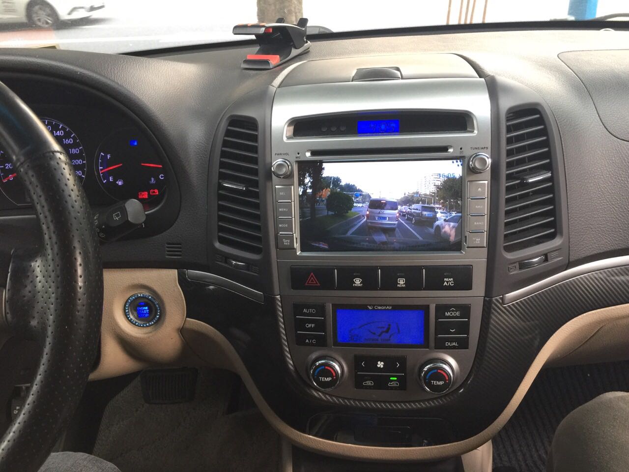 新款胜达安装大屏导航,现代胜达dvd怎么关