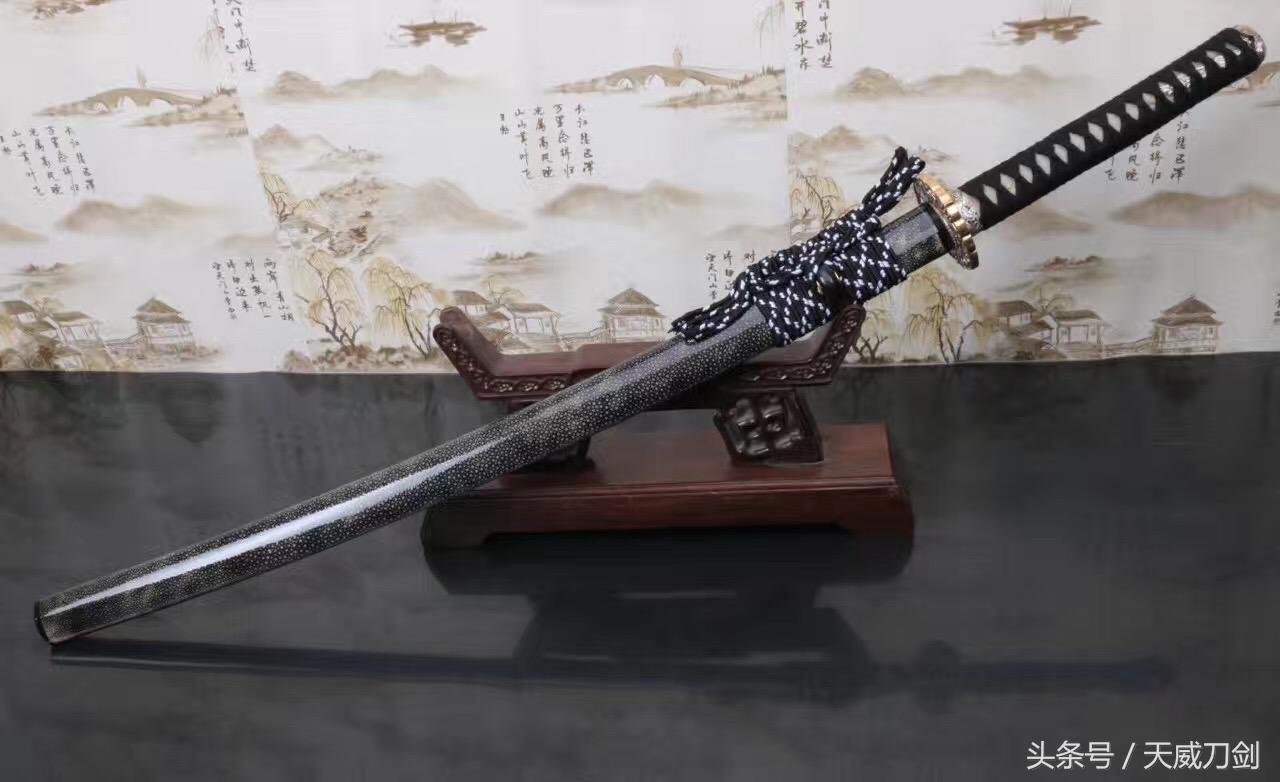 刀剑木质武士刀,正宗龙泉唐刀实木刀柄刀鞘