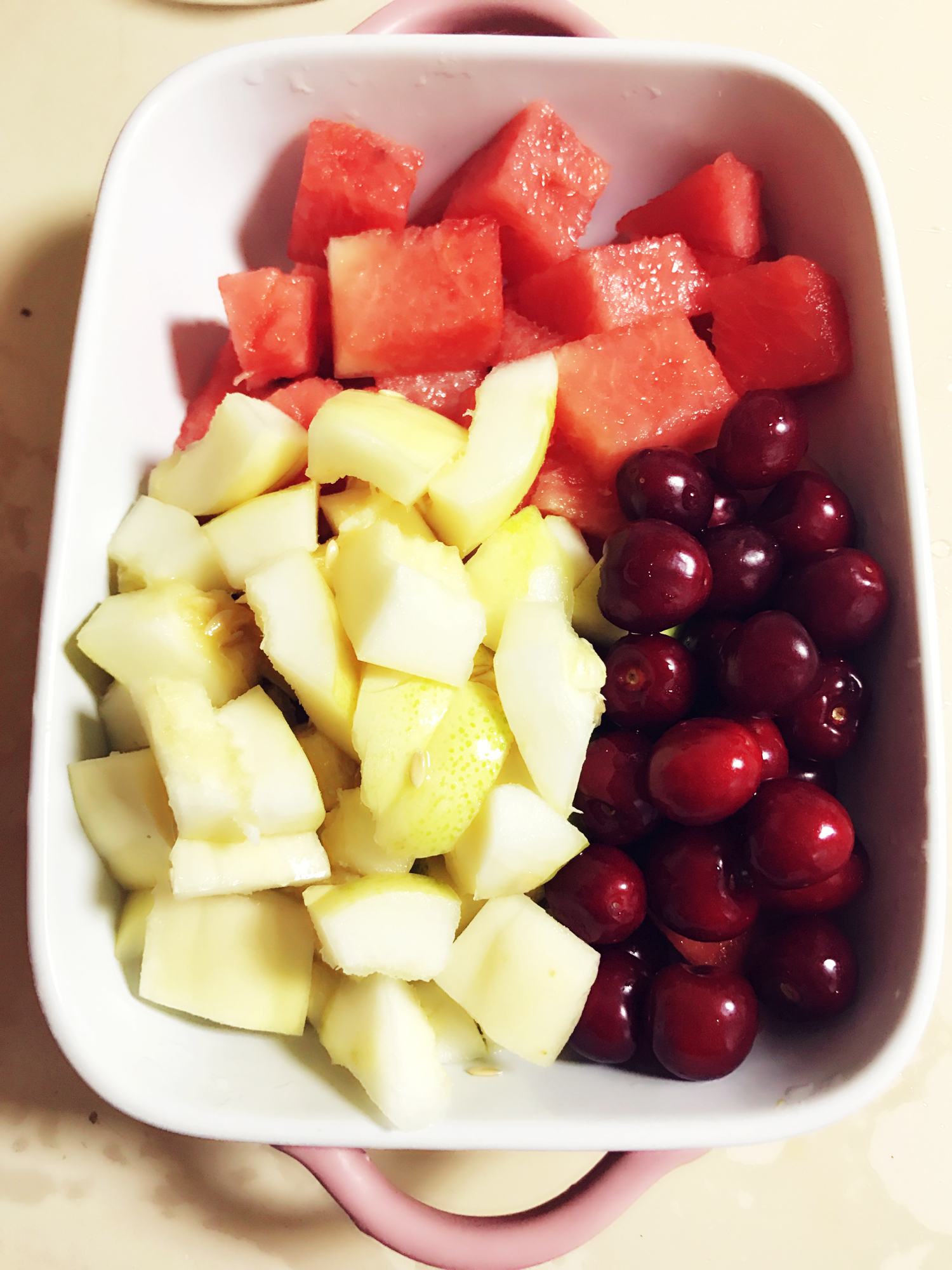 每日优鲜酸奶水果捞,冰凉爽口酸奶水果捞