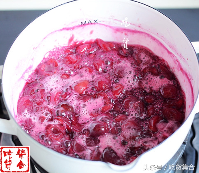 樱桃果酱做法简单美食视频,樱桃果酱简单又好吃