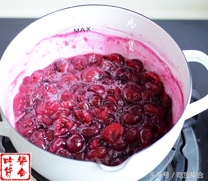樱桃果酱做法简单美食视频,樱桃果酱简单又好吃