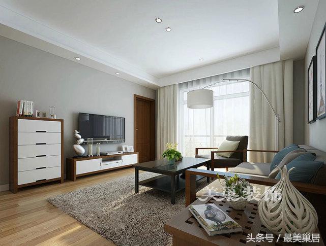 美巢装饰实景,美巢装饰复式大厅装修效果图