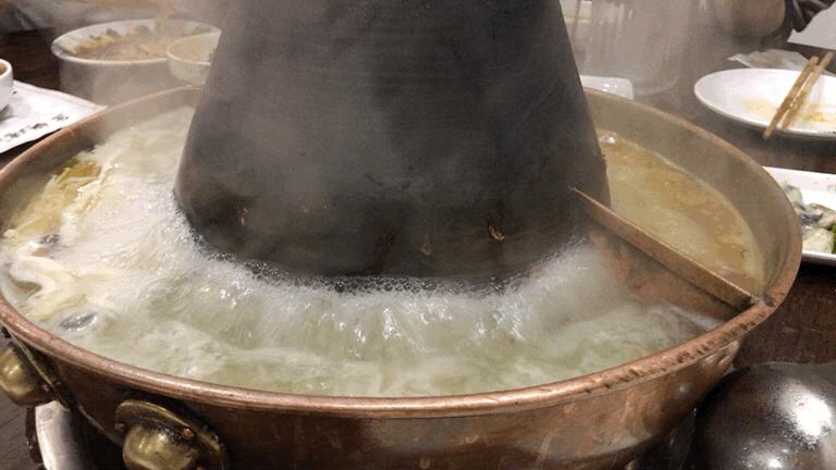 涮羊肉的铜火锅和普通铜火锅,铜火锅老北京涮羊肉推荐