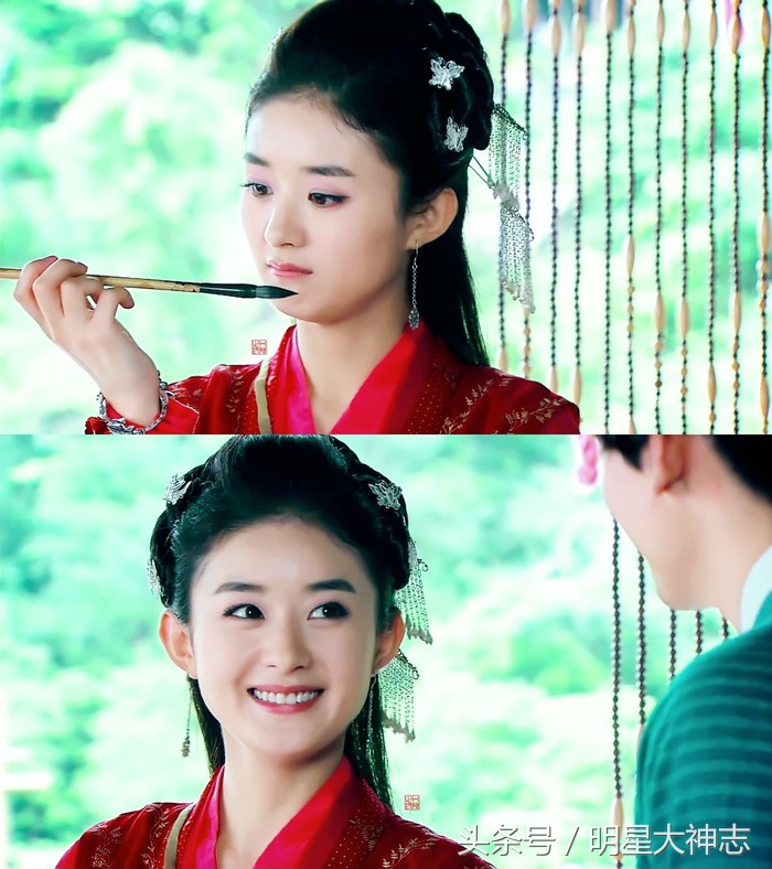 赵丽颖饰演薛杉杉丸子头,赵丽颖饰演杉杉角色图片