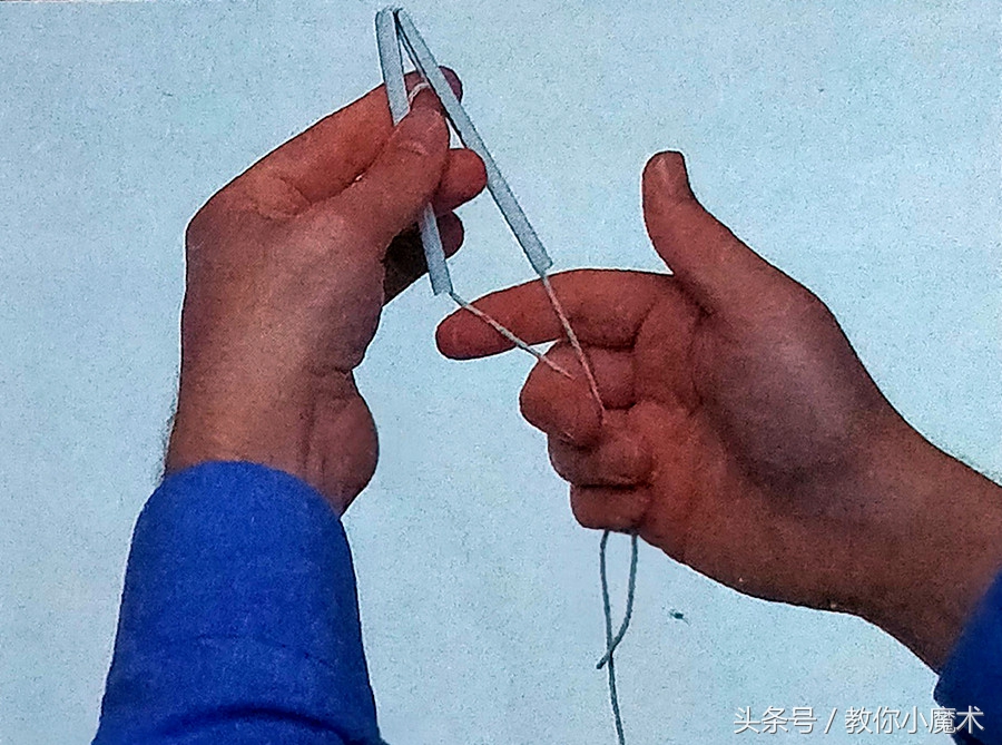 小魔术绳子剪断再还原,剪断的绳子如何复原魔术教程
