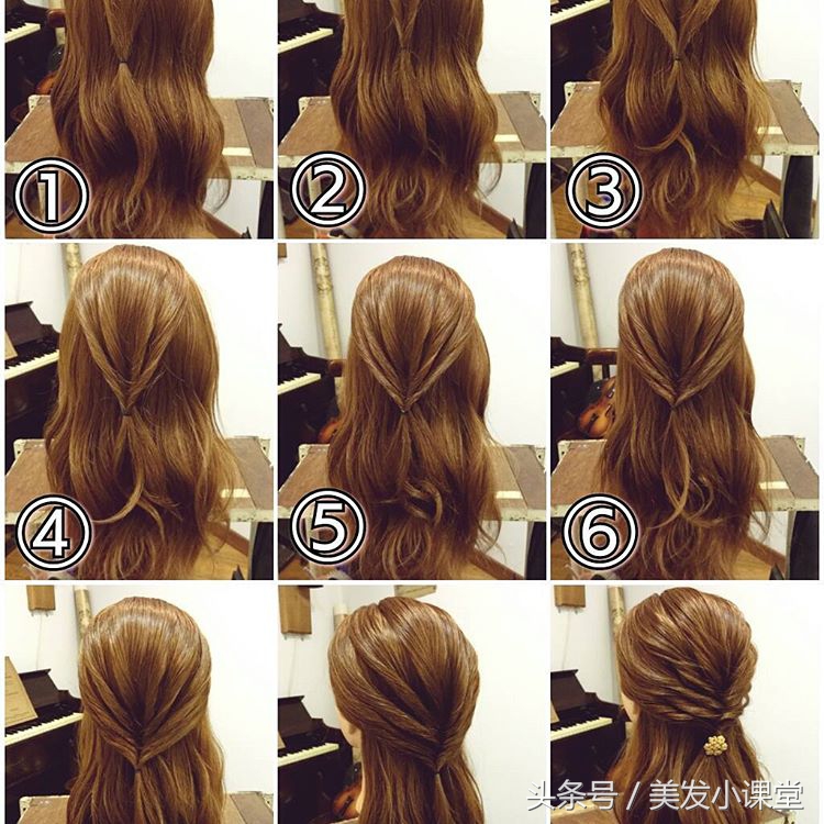 懒人编发技巧6款编发搞定,编发教程美出高级感日常编发