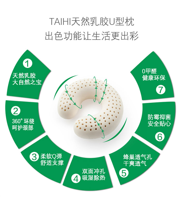 8h乳胶u型枕是天然乳胶吗,u型硅胶枕对比u型乳胶颗粒枕