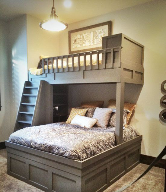 这是我见过最奢华的滑梯,上下床有滑梯也有秋千公主风