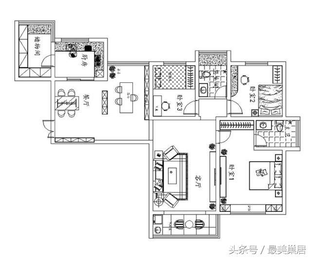 美巢装饰实景,美巢装饰复式大厅装修效果图