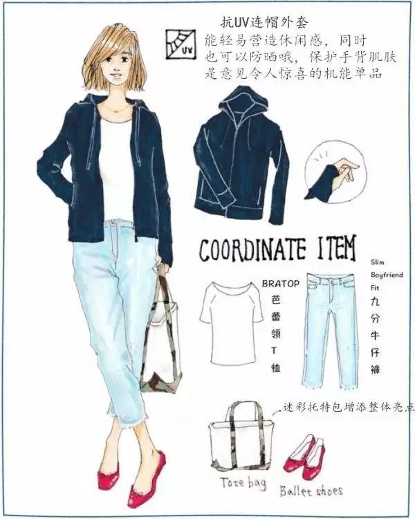 日本服装搭配插画家,韩国插画师笔下穿搭插画