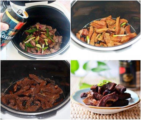 自制五香牛肉干零食,自制晒的香辣牛肉干