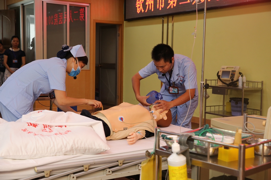 钦州市第二人民医院急诊,广西钦州市第二人民医院防暴演练