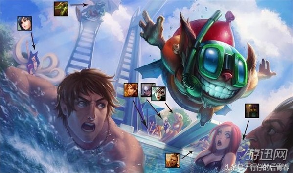 lol金克丝泳池派对皮肤视频,英雄联盟故事汇