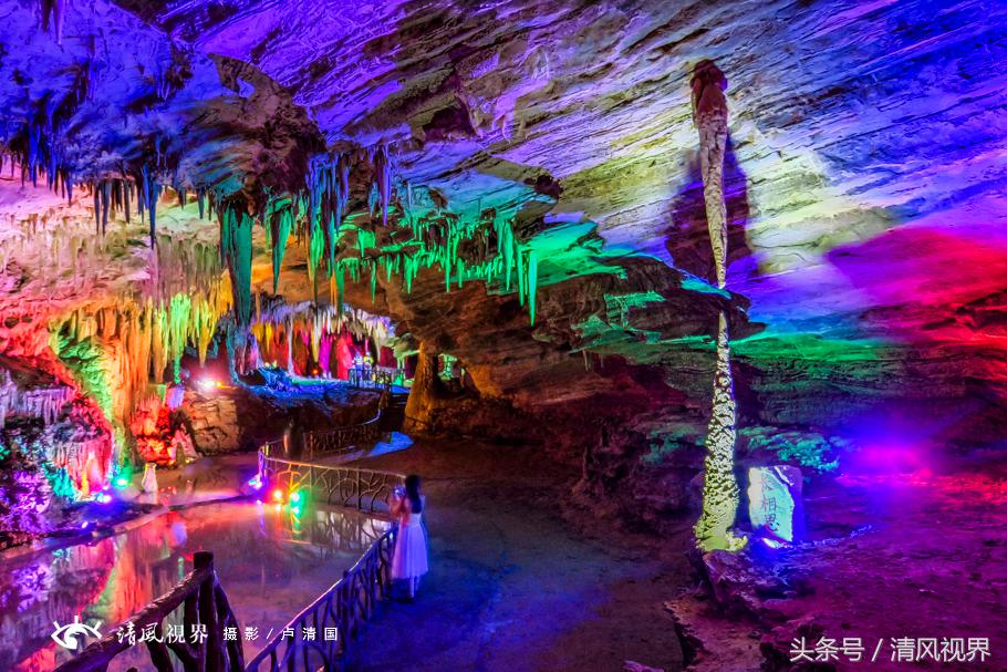 恩施玉龙洞全景图,湖北恩施千年古洞