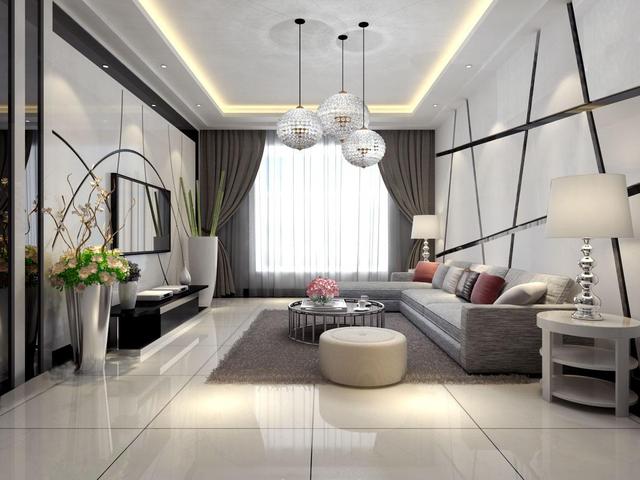 客厅是瓷砖的要怎么装饰,客厅是主人的脸面