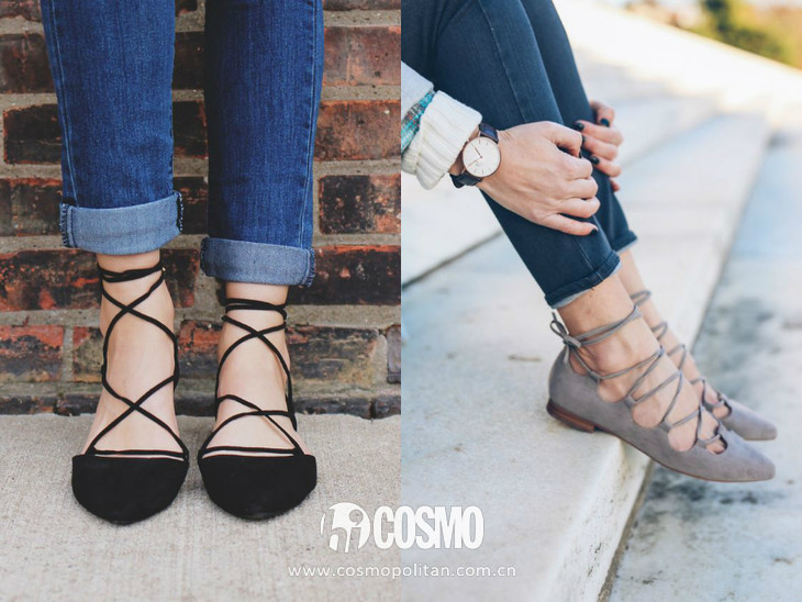 下周穿什么,如何将平底鞋穿得时髦又显腿长