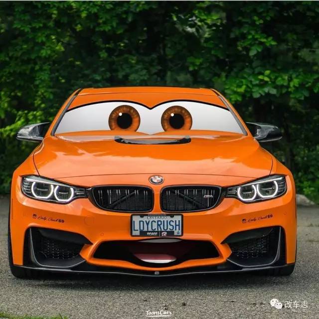 「恶搞」“萌萌哒”的大眼睛改装车，肯定能帮你撩到无数妹纸！