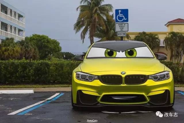 「恶搞」“萌萌哒”的大眼睛改装车，肯定能帮你撩到无数妹纸！