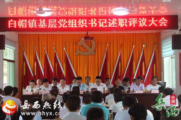 白帽镇召开*共中**白帽镇第十三届代表大会第二次会议暨“七一”表彰大会