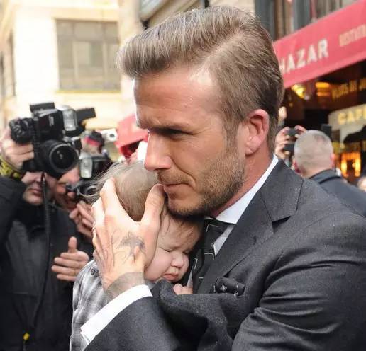 贝克汉姆：给你一个女儿，你能温暖整个世界