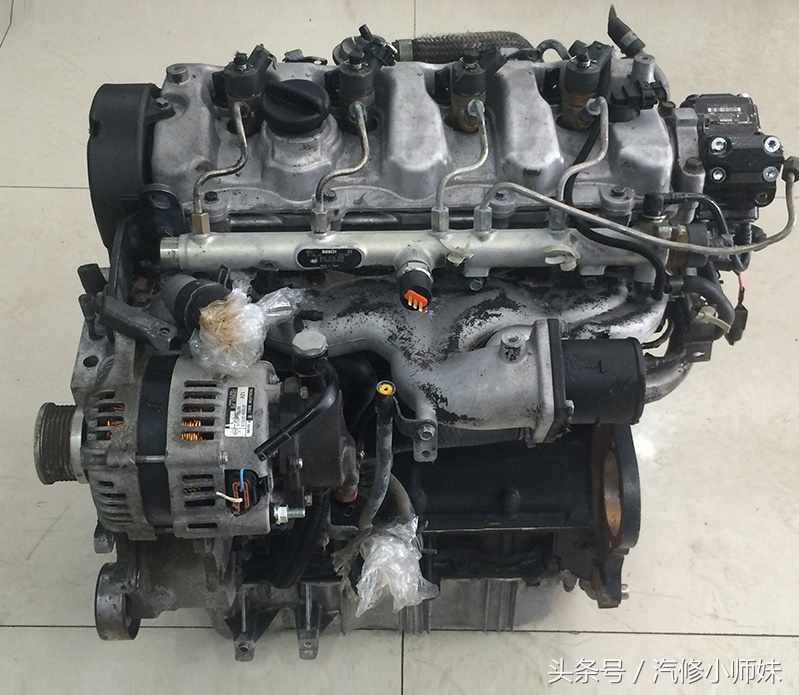 华泰圣达菲d4ea发动机真空管插法,华泰圣达菲d4ea柴油2.0的正时图