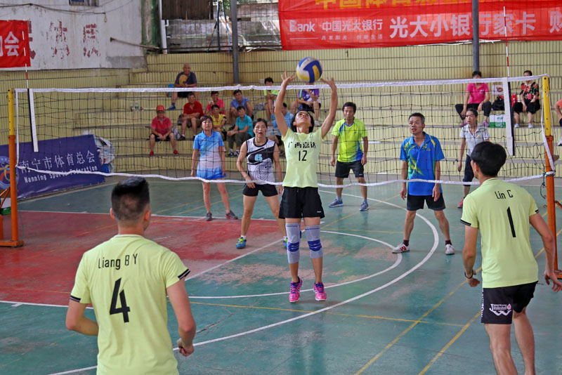 南宁市第十三气排球运动会,南宁气排球社区比赛