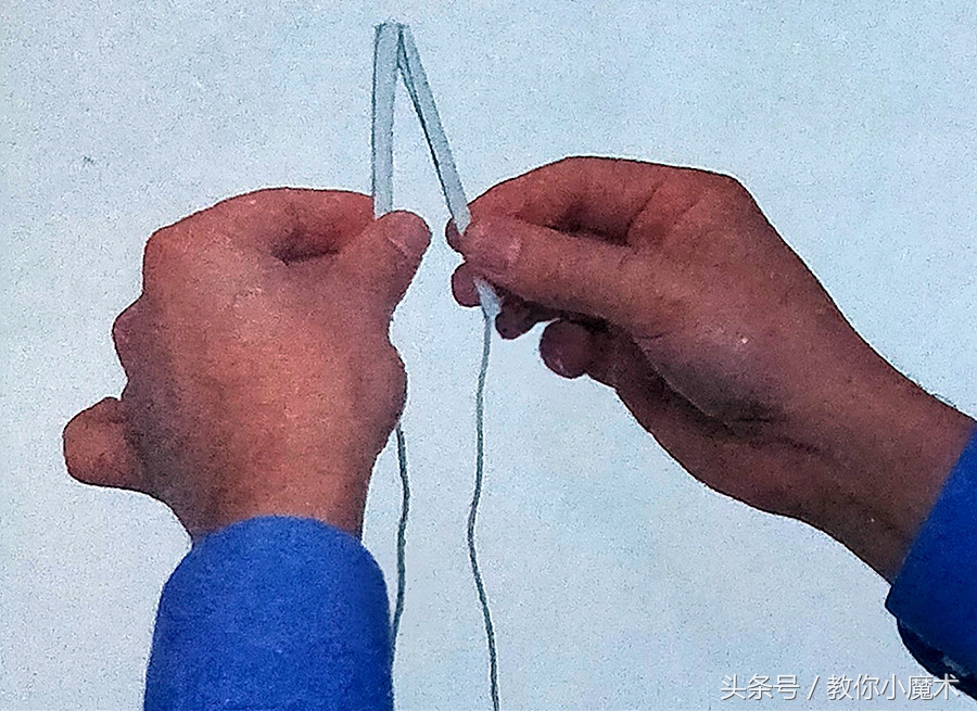 小魔术绳子剪断再还原,剪断的绳子如何复原魔术教程