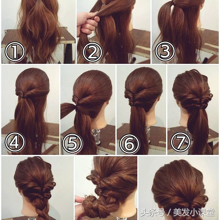 懒人编发技巧6款编发搞定,编发教程美出高级感日常编发