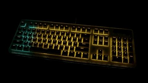 这款键盘有点厉害：可调键程、可在右上方组装乐高模型，最重要的是它有10种灯效