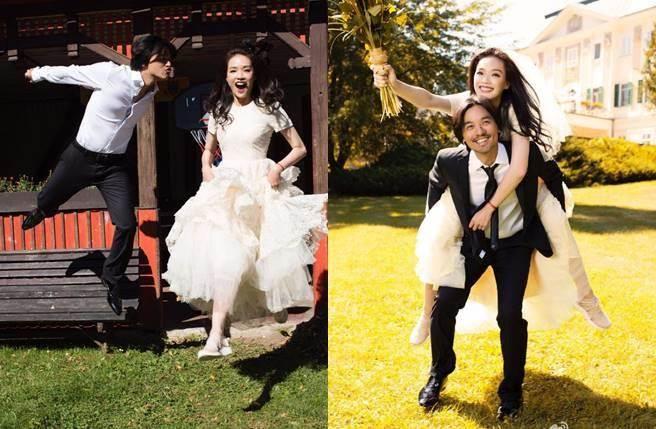 婚纱不搭球鞋就落伍!盘点8个中西方穿球鞋拍婚纱的女星