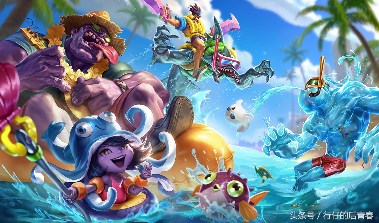 lol金克丝泳池派对皮肤视频,英雄联盟故事汇