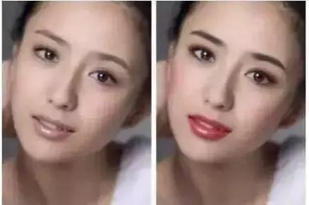 美艳的妆容,魅惑唇妆