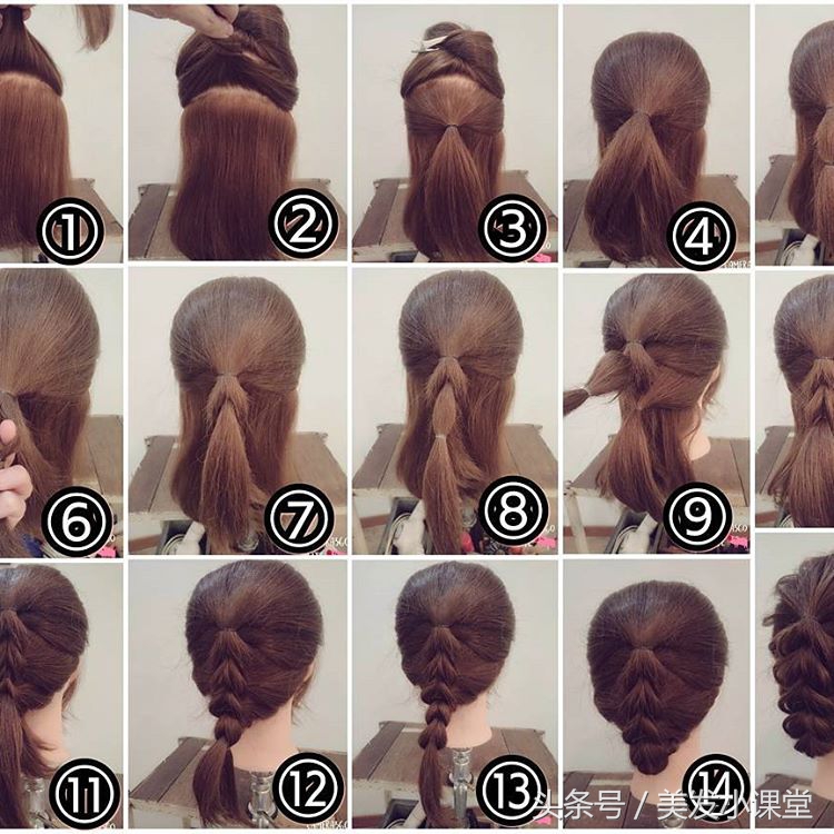 懒人编发技巧6款编发搞定,编发教程美出高级感日常编发