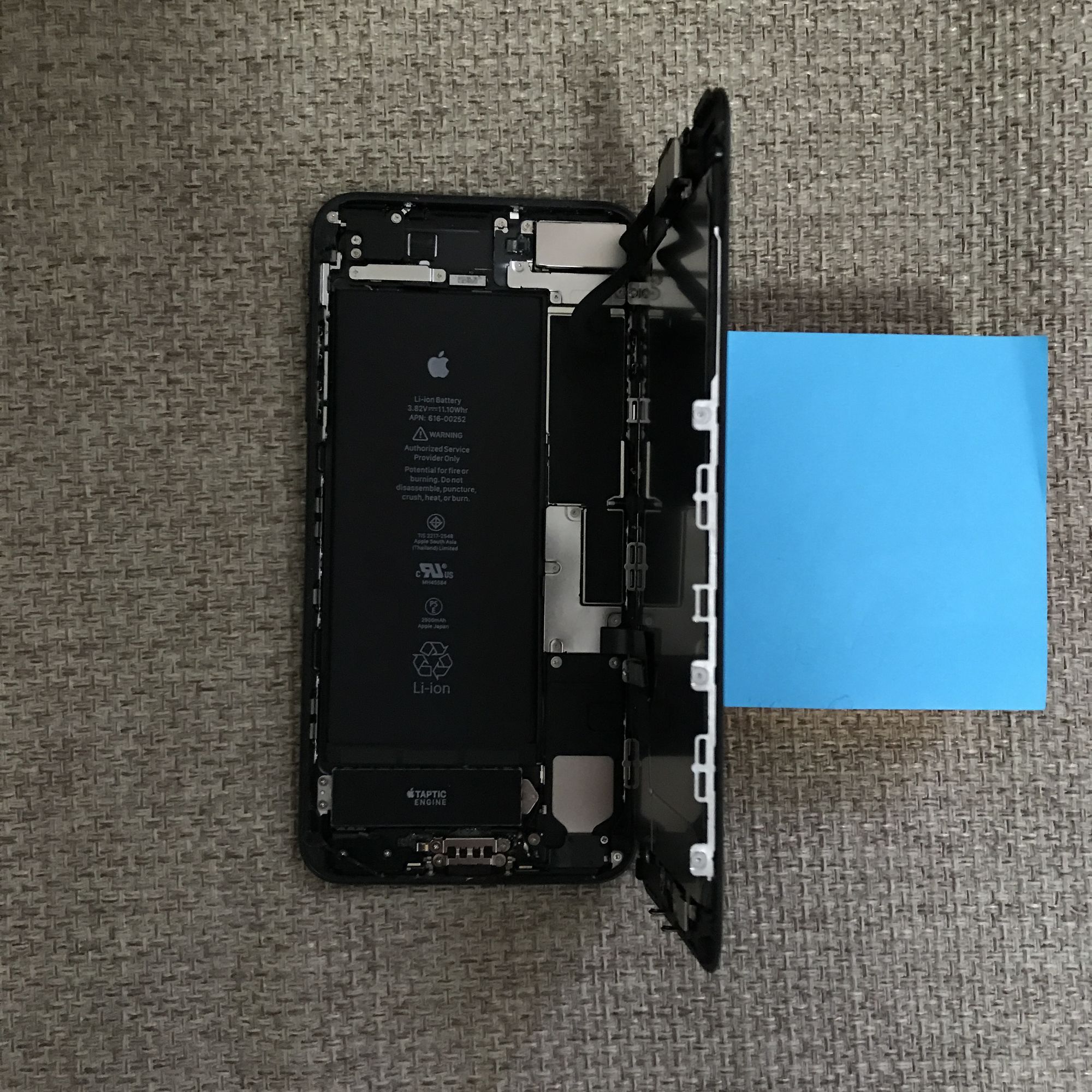 苹果7p磨砂黑拆机,苹果7plus磨砂黑拆机