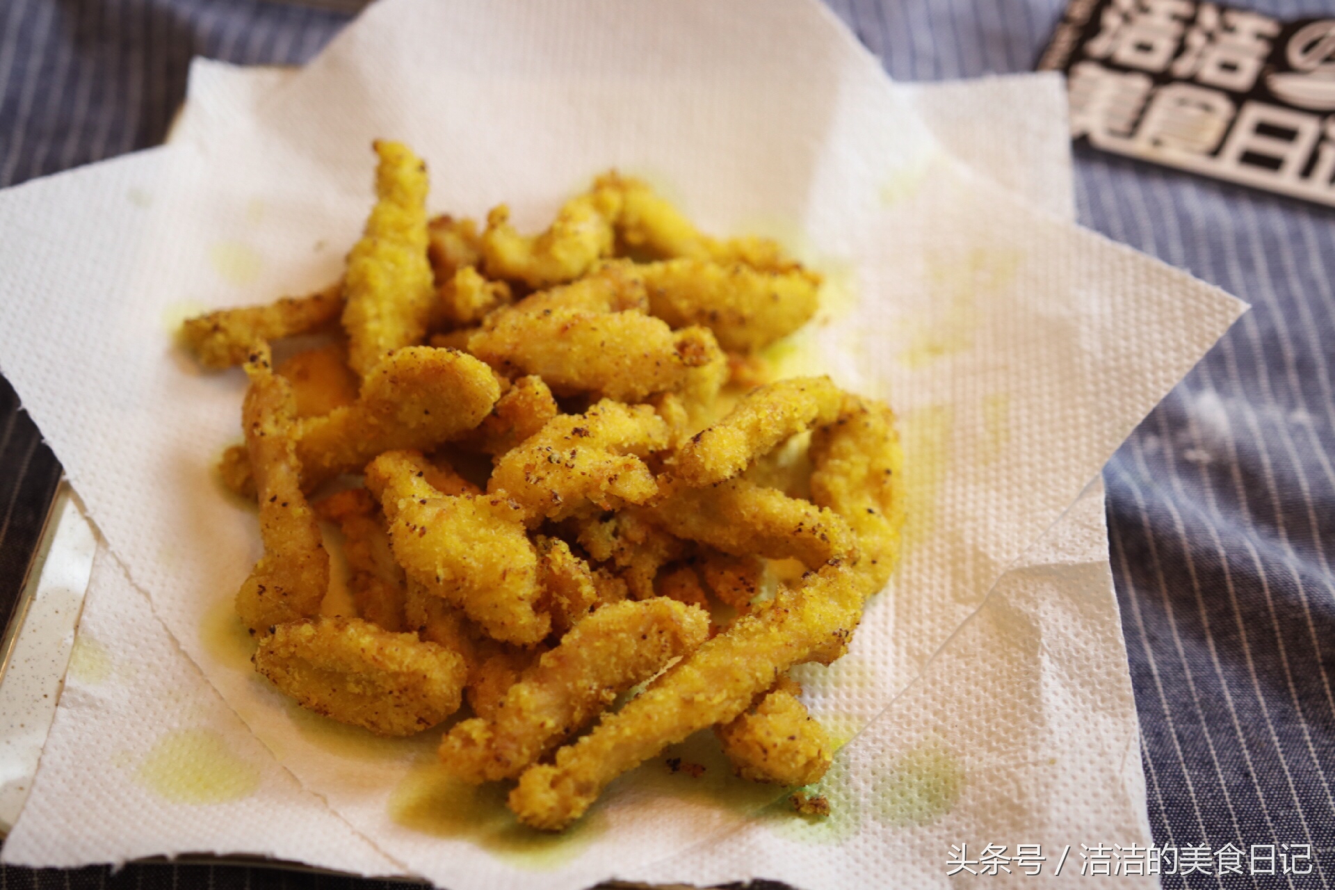 快餐店炸锅炸鸡柳,在家炸成品鸡柳视频教程