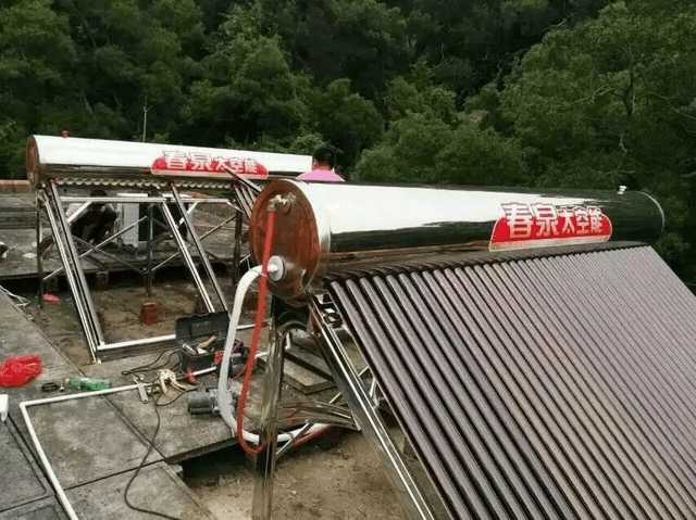 春泉太空能商用热水器,太空能热水器品牌推荐