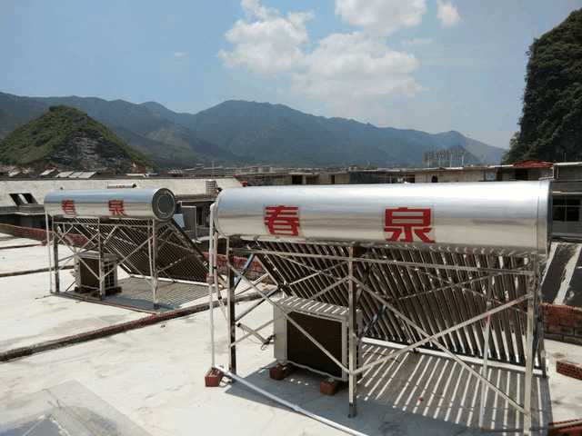 春泉太空能商用热水器,太空能热水器品牌推荐