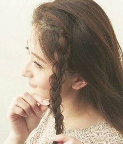 森系发型日常中发,冬季森女系适用发型