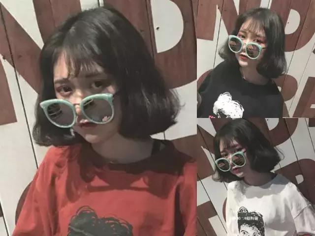 脸大额头不高的女生适合什么发型,脸大的女生不适合短发吗