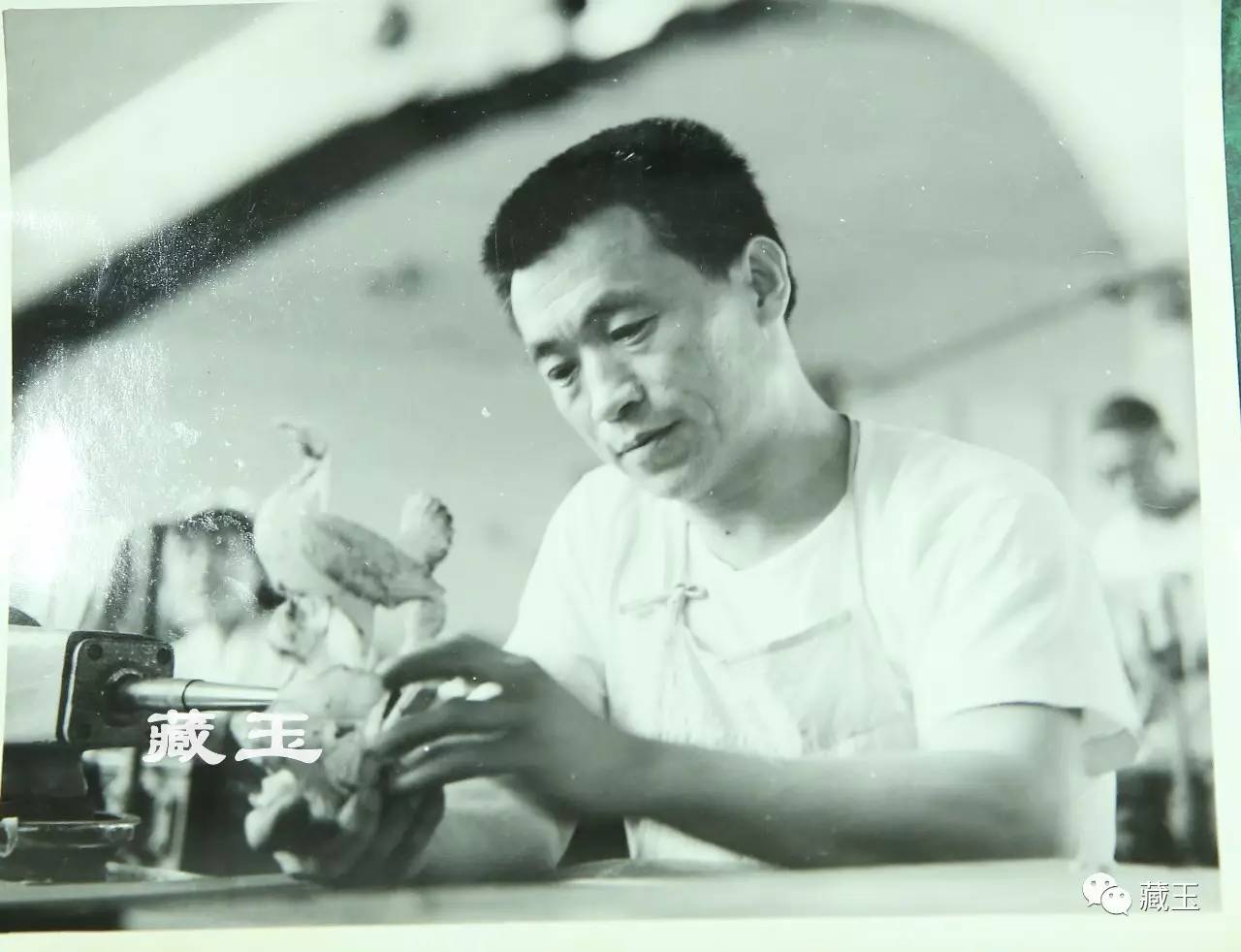 北京老字号老照片,八十年代的老玉器厂