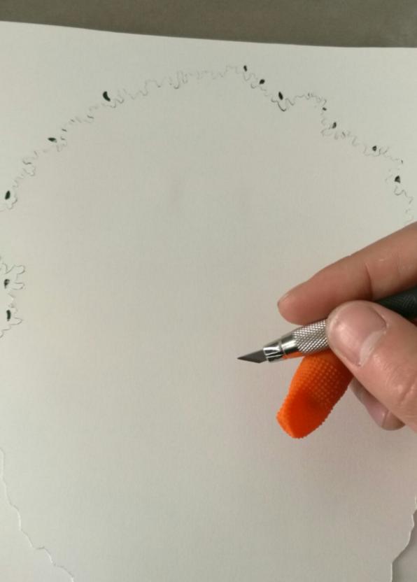 纸雕灯箱制作教程,夜光纸手工制作图片