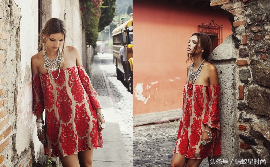 这个夏天你压箱底的波西米亚长裙又可以拿出来了