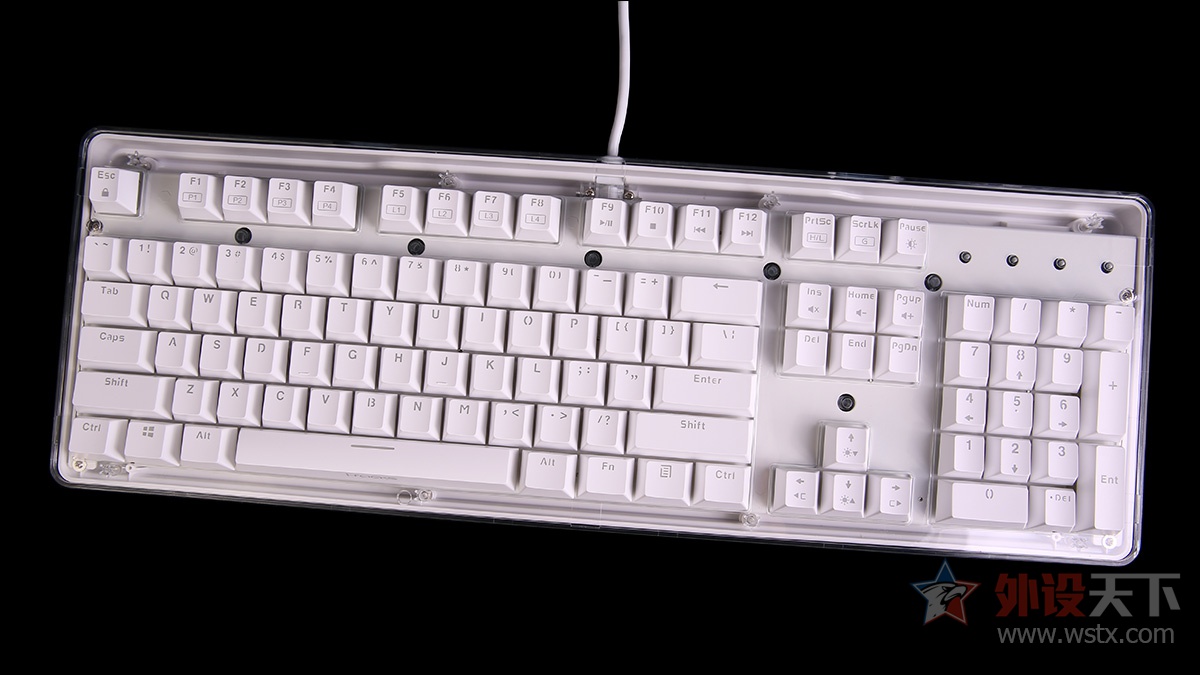 这款键盘有点厉害：可调键程、可在右上方组装乐高模型，最重要的是它有10种灯效