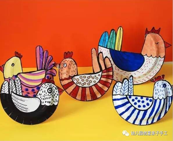幼儿撕纸动物手工作品简单又好看,立体手工制作幼儿园废物利用动物