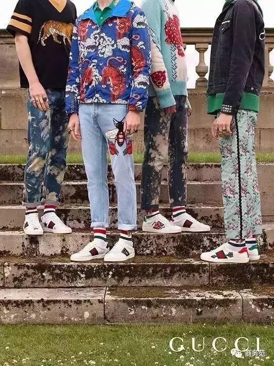 gucci刺绣小白鞋图案,gucci小白鞋金字母
