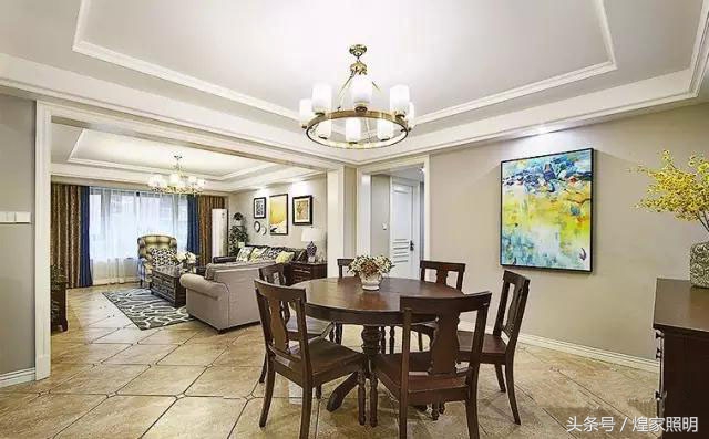 美式简约灯,美式轻奢灯暖色