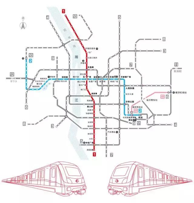 1号线周年纪|大数据揭秘长沙地铁“换乘时代”1+12(文末有惊喜)