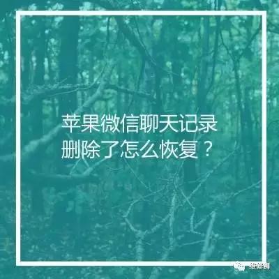 苹果12微信删除怎么恢复聊天记录,苹果微信删除app了还有聊天记录吗