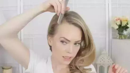 范冰冰公主头两侧盘发编发,范冰冰式麻花辫编发详解