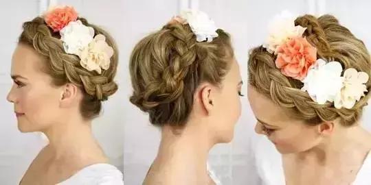 范冰冰公主头两侧盘发编发,范冰冰式麻花辫编发详解